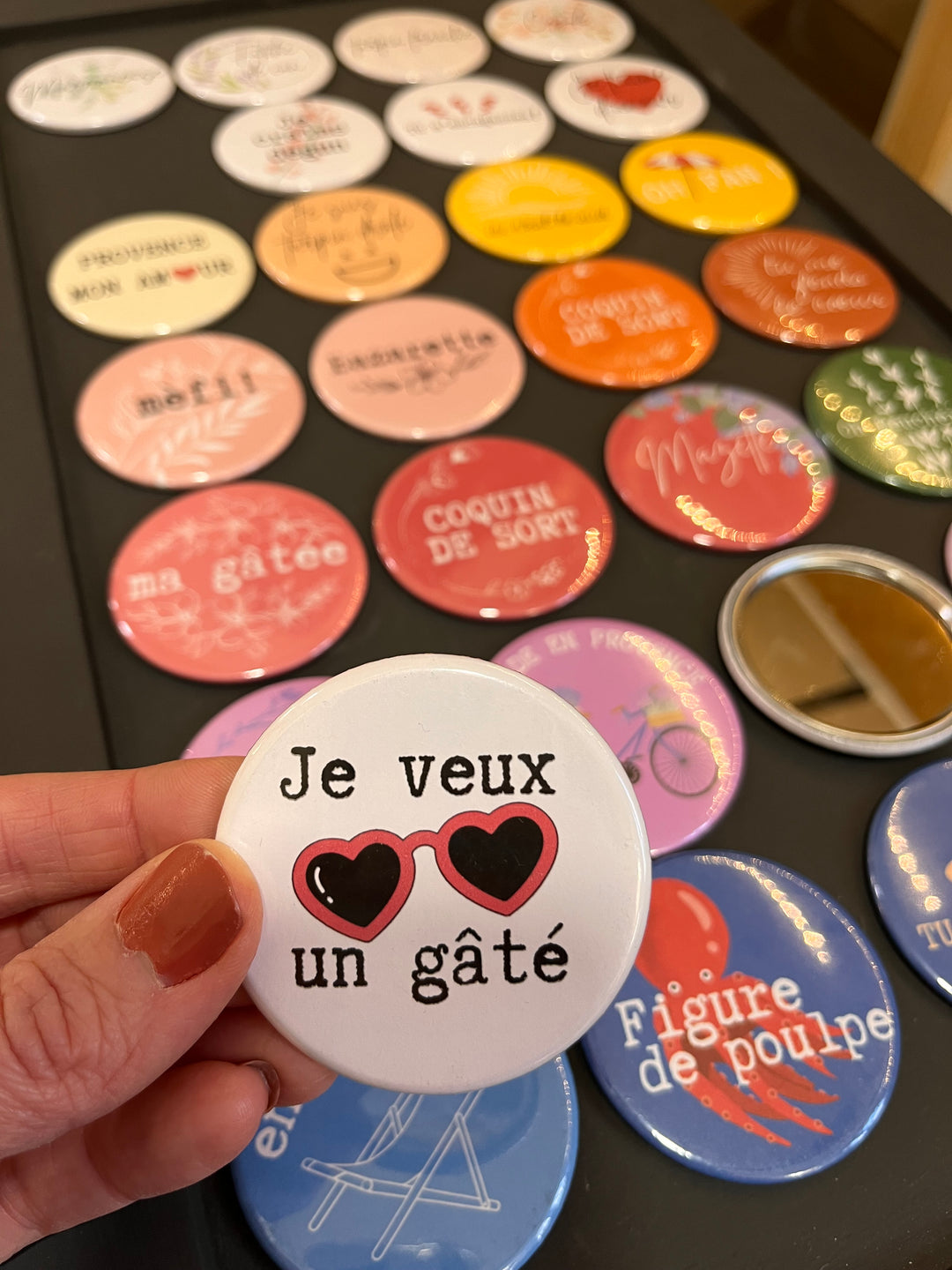 Miroir de poche expressions provençales