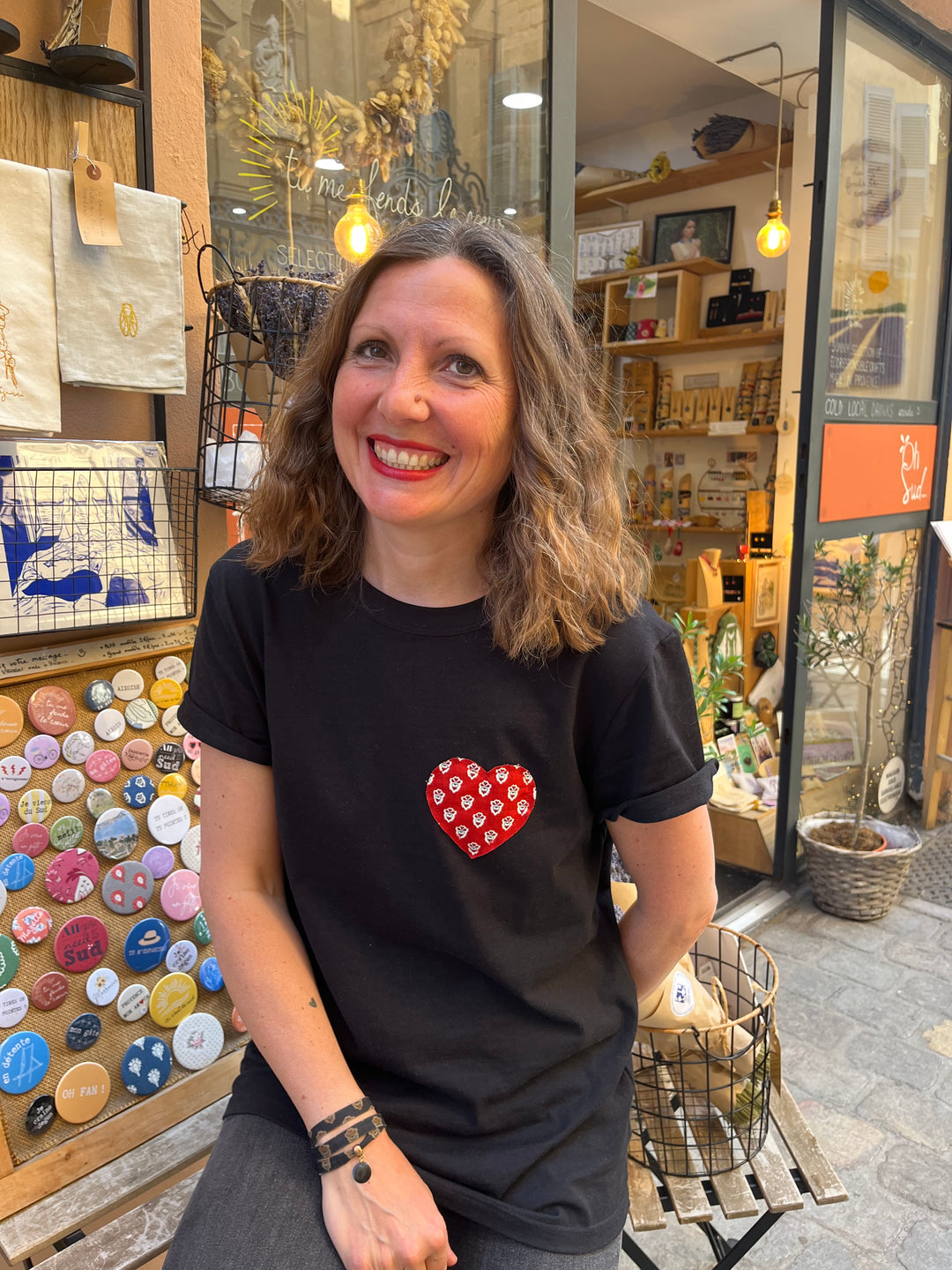 T-shirt Còr d’Amor ♥️ T-shirt cœur coton bio fabriqué en France