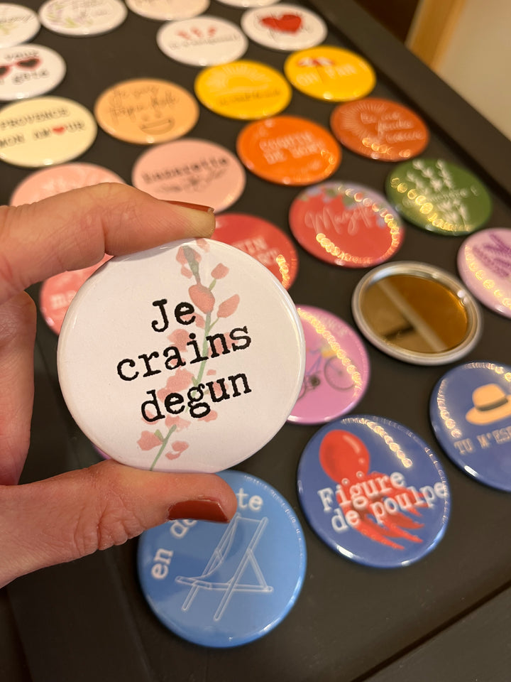 Miroir de poche expressions provençales