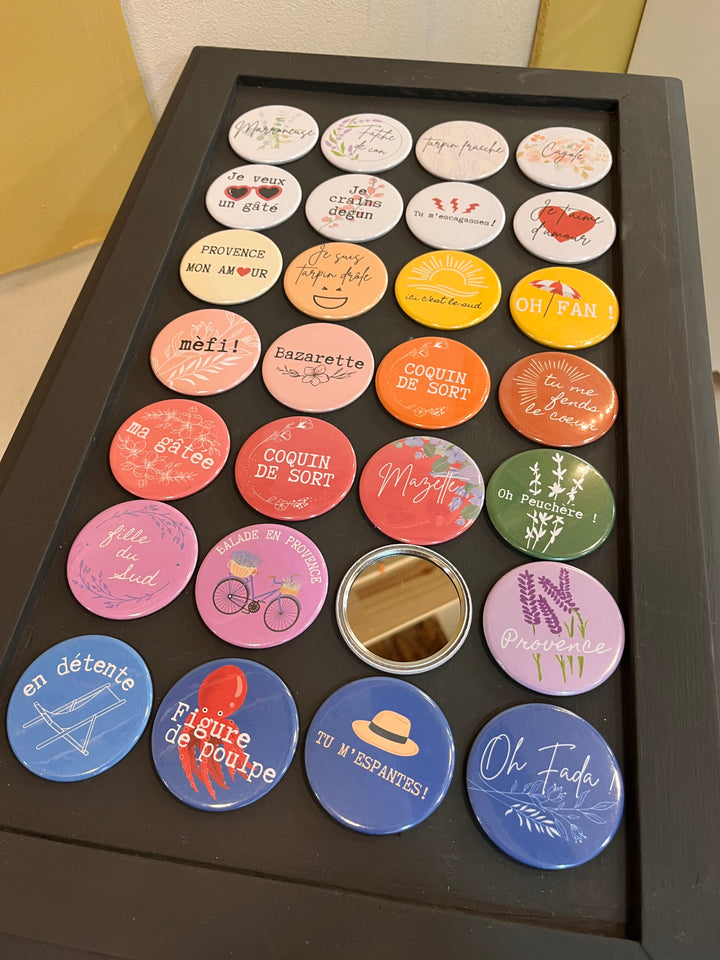 Miroir de poche expressions provençales