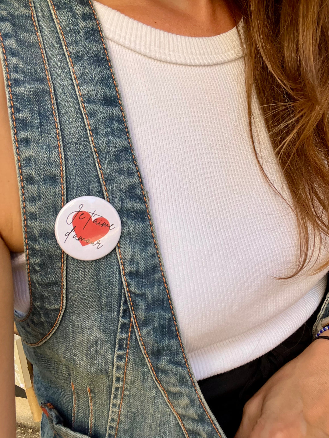 Badge Je t’aime d’amour