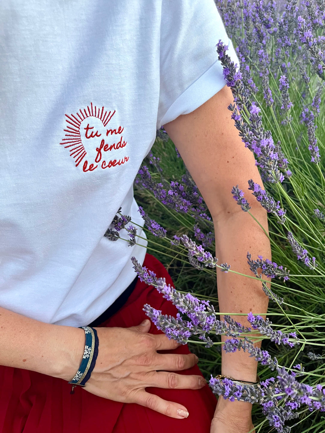 T-shirt Tu me fends le cœur