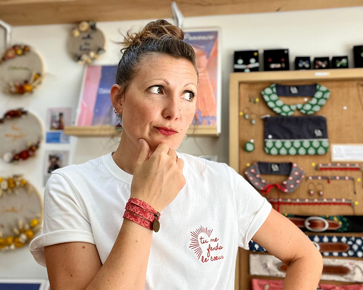 T-shirt Tu me fends le cœur