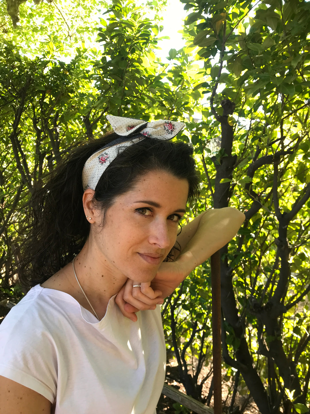 Headband provençal réversible à nouer Le Maillane