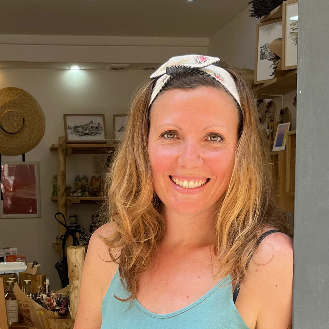 Headband provençal réversible à nouer Le Maillane