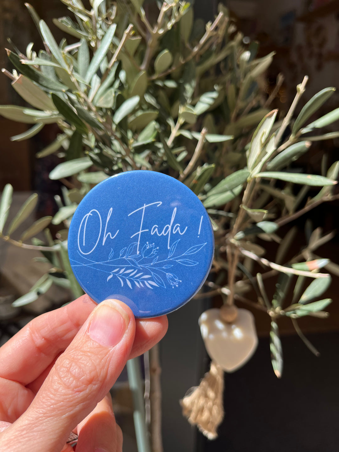 badge Oh fada bleu made in provence