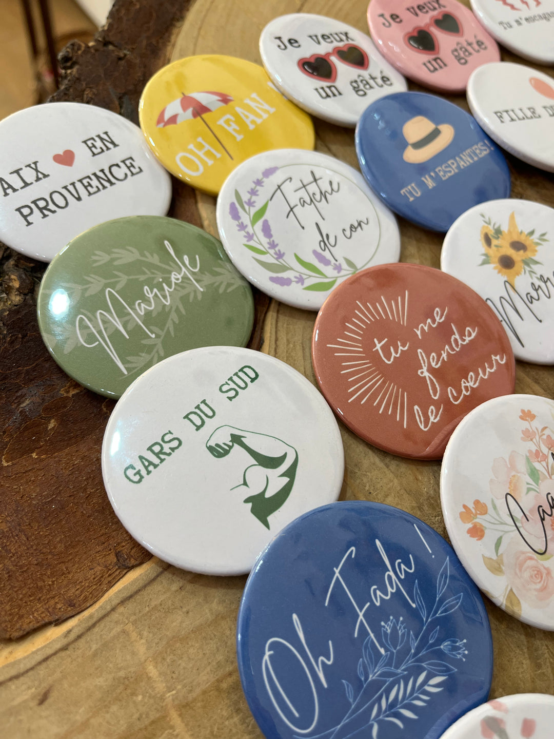 Badge Oh Fada ! bleu