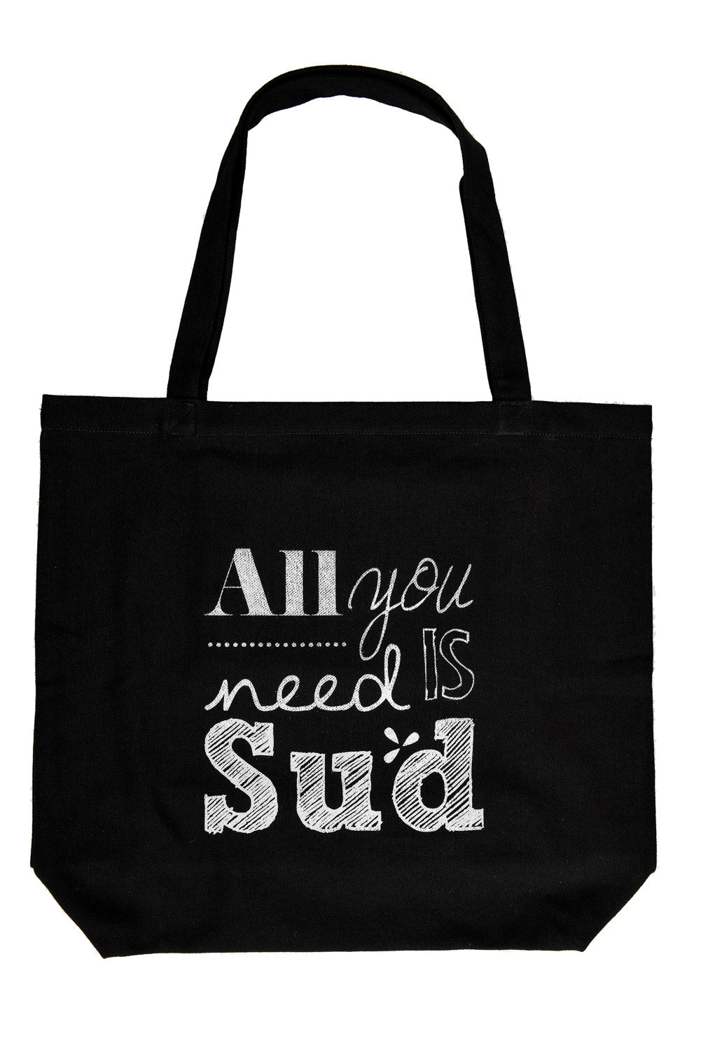 Cabas en jean noir All you need is sud Marius