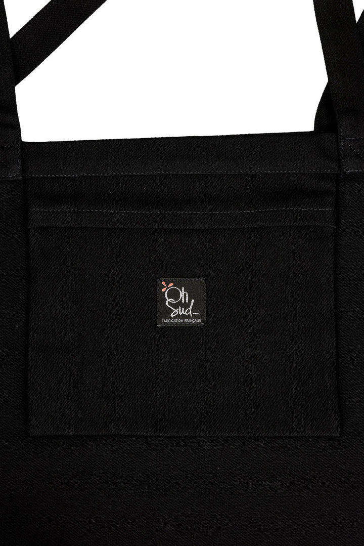 Cabas en jean noir All you need is sud Marius