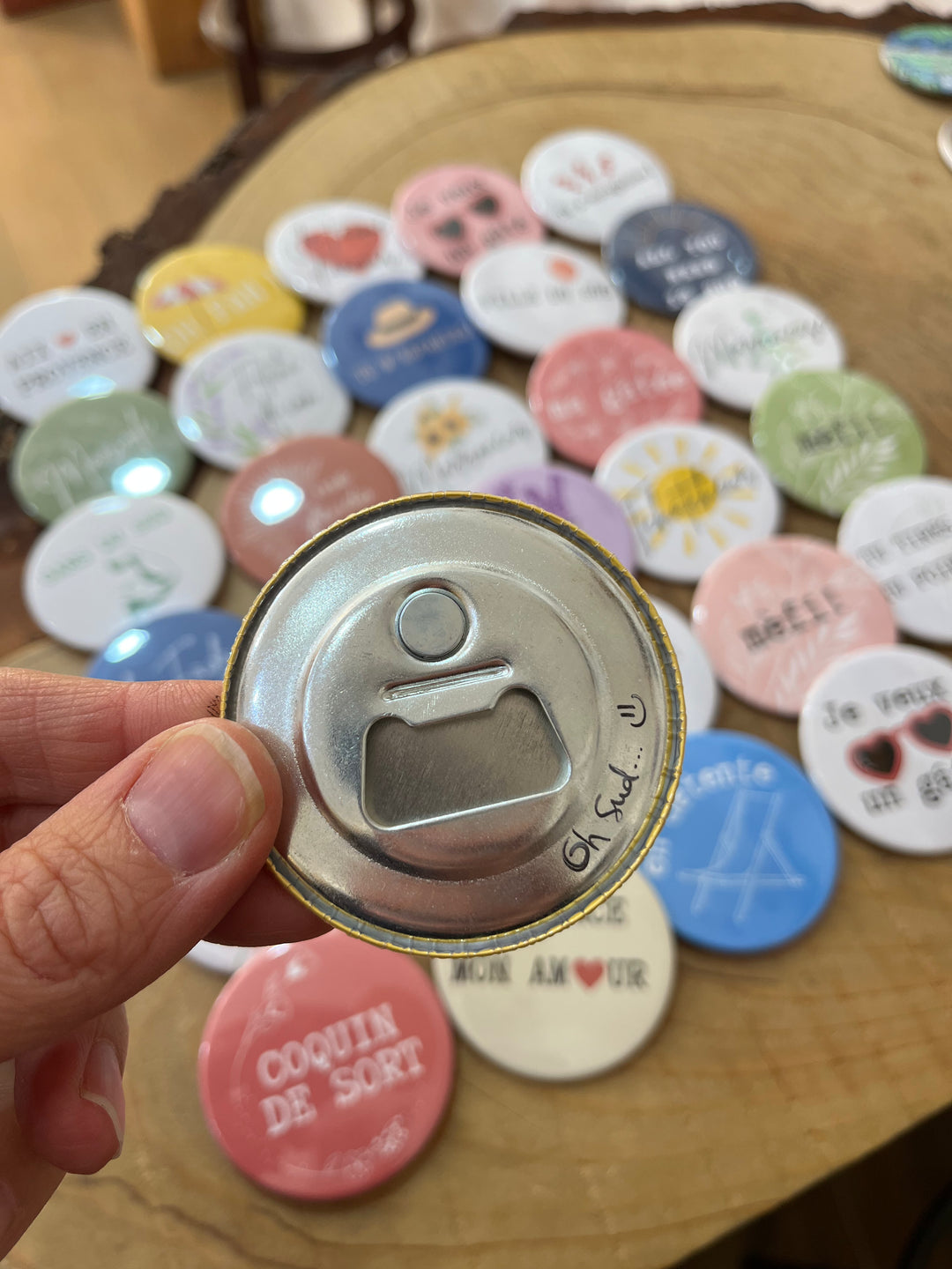 Décapsuleur aimanté expressions provençales