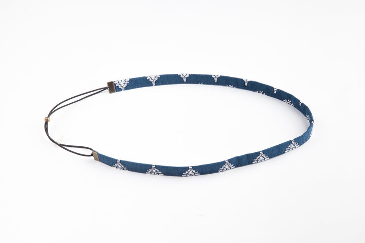 Headband fin bleu marine l’Eyraguais