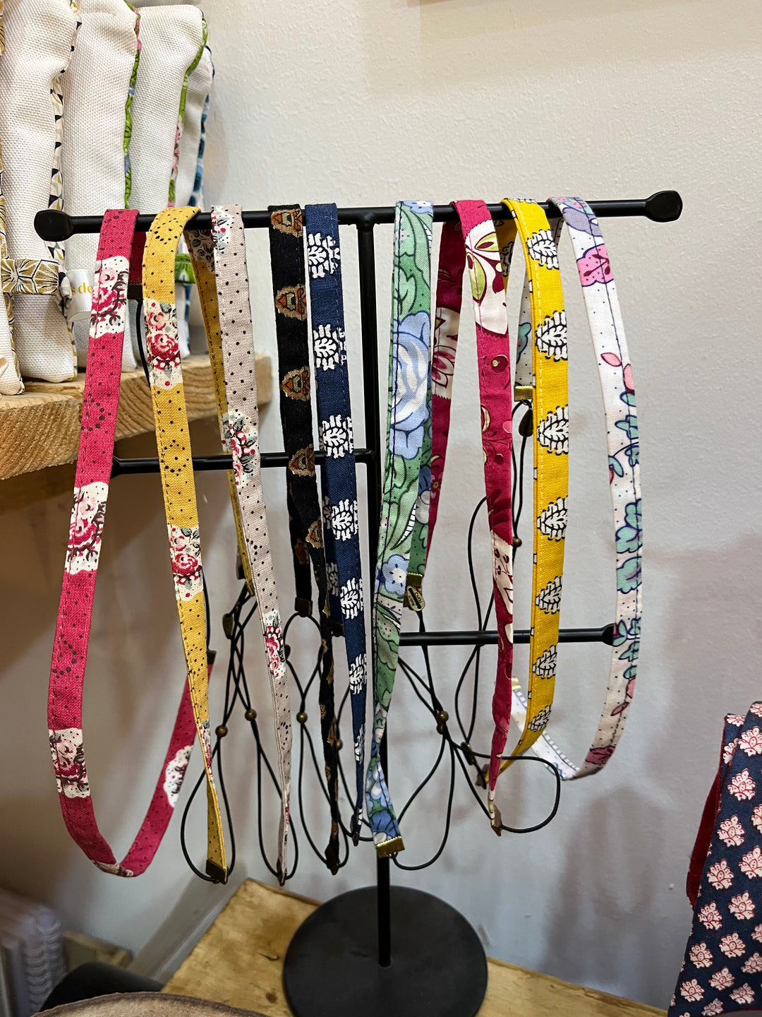 Headband fin noir marron l’Eyraguais