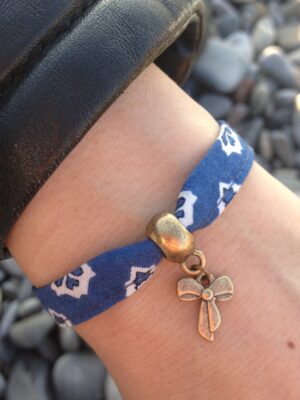 bracelet liberty bleu bohème hippie chic