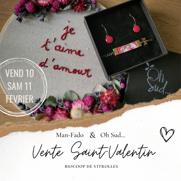 Vente Saint Valentin Biocoop Vitrolles