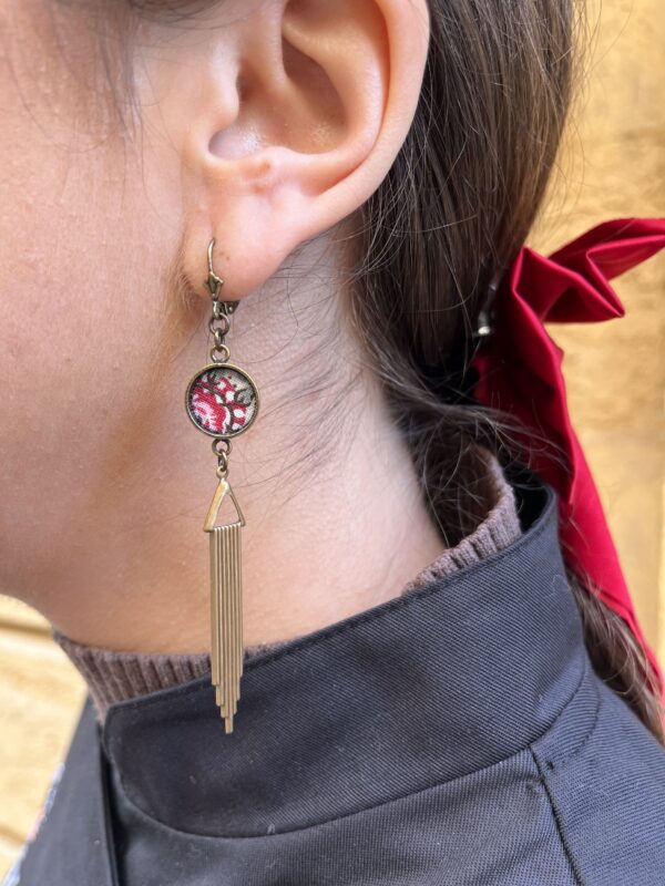 Boucles d’oreilles longues Les Marseillaises – Image 2