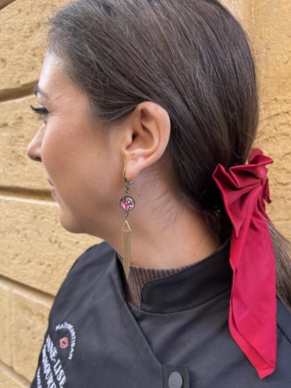 Boucles d’oreilles longues Les Marseillaises – Image 4